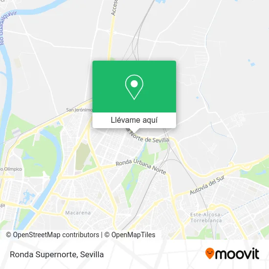 Mapa Ronda Supernorte