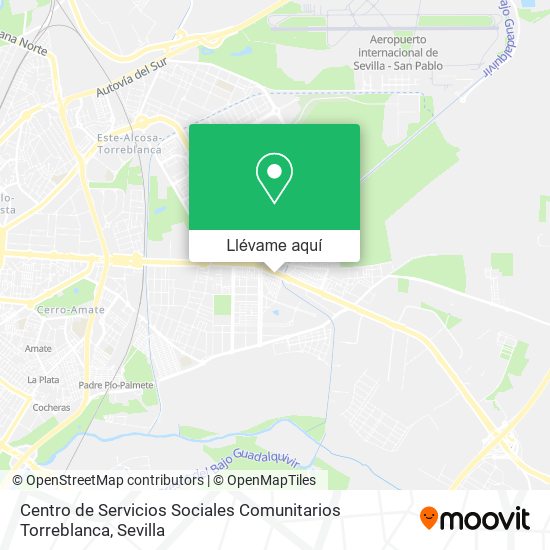 Mapa Centro de Servicios Sociales Comunitarios Torreblanca