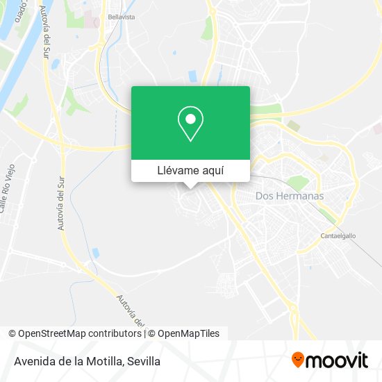 Mapa Avenida de la Motilla
