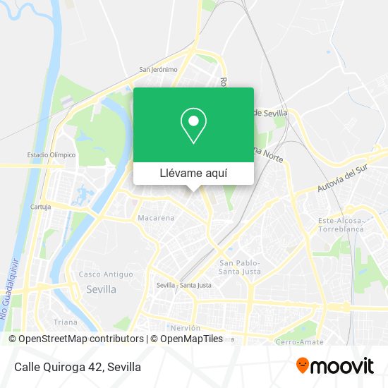 Mapa Calle Quiroga 42