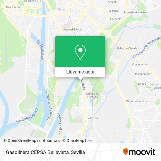 Mapa Gasolinera CEPSA Bellavista