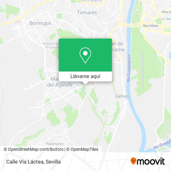 Mapa Calle Vía Láctea
