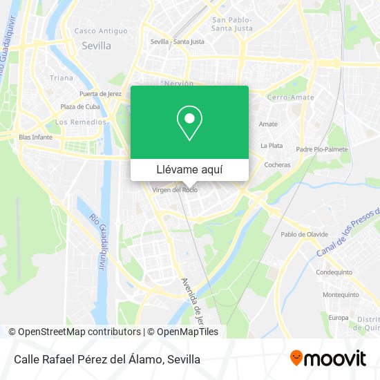 Mapa Calle Rafael Pérez del Álamo