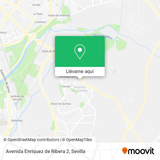 Mapa Avenida Enríquez de Ribera 2