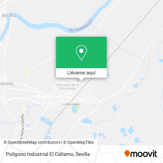 Mapa Polígono Industrial El Cáñamo