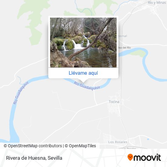 Mapa Rivera de Huesna