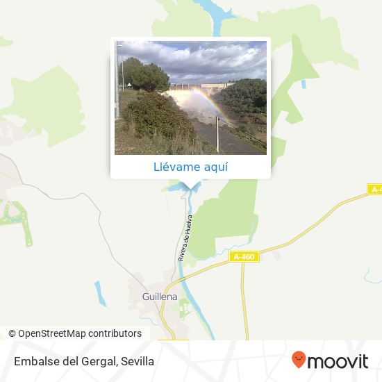 Mapa Embalse del Gergal