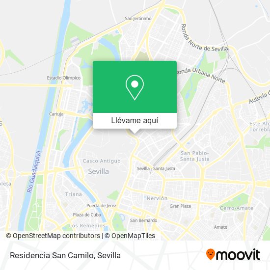 Mapa Residencia San Camilo