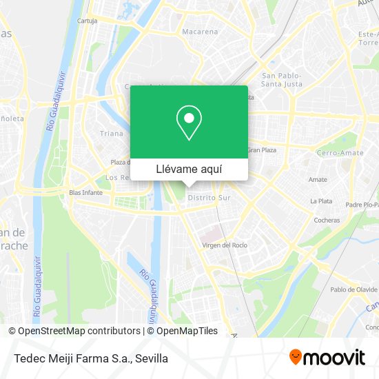 Mapa Tedec Meiji Farma S.a.