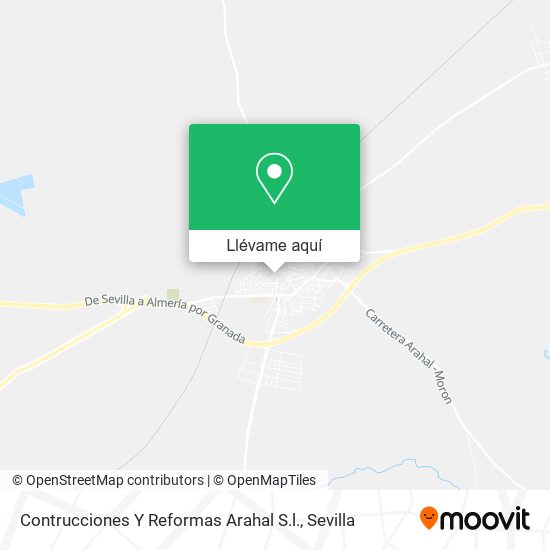 Mapa Contrucciones Y Reformas Arahal S.l.
