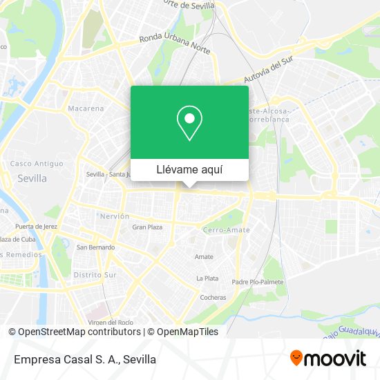 Mapa Empresa Casal S. A.