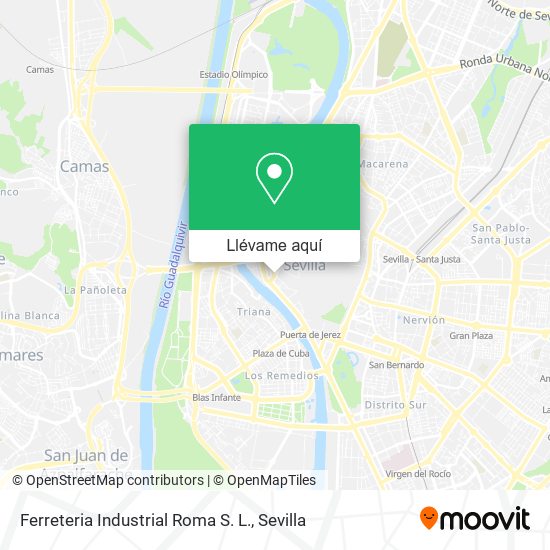 Mapa Ferreteria Industrial Roma S. L.