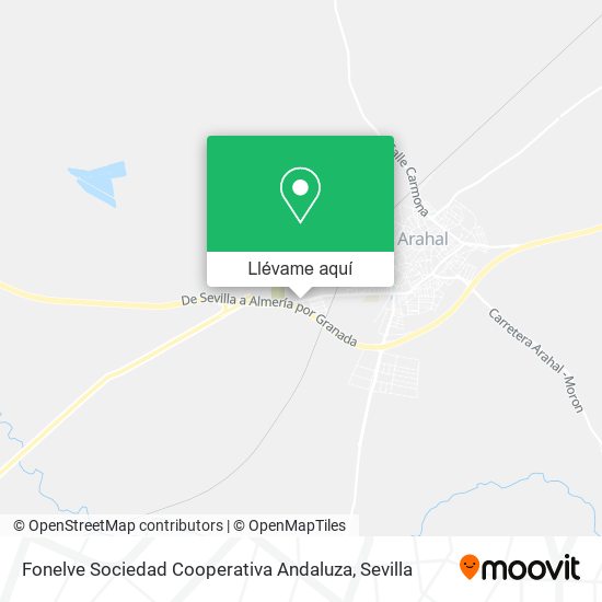 Mapa Fonelve Sociedad Cooperativa Andaluza