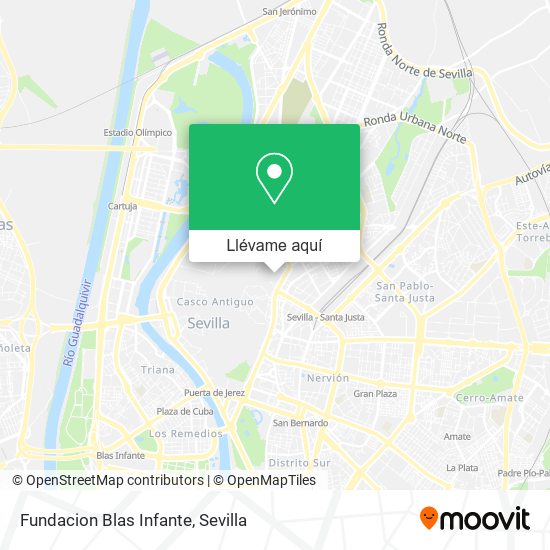 Mapa Fundacion Blas Infante