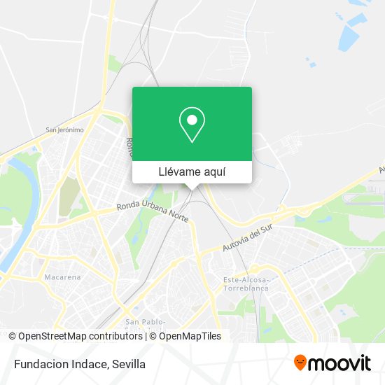 Mapa Fundacion Indace
