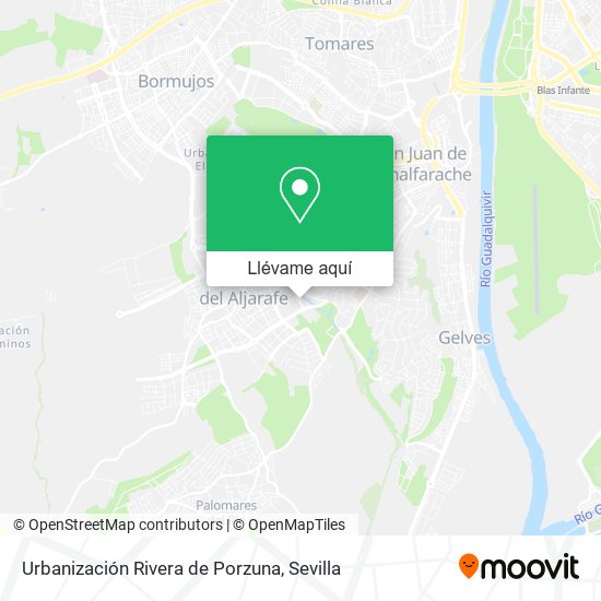 Mapa Urbanización Rivera de Porzuna