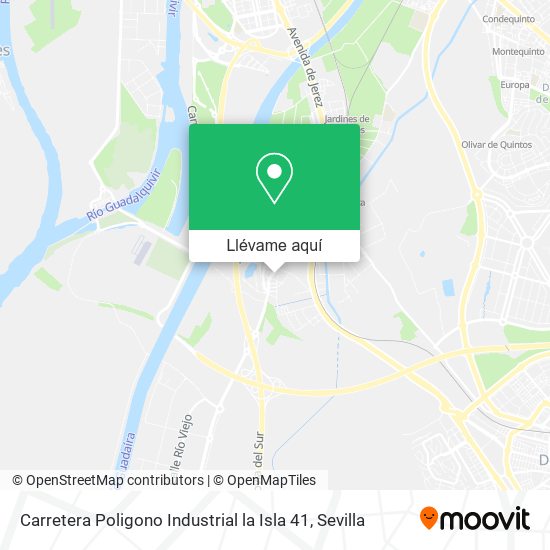 Mapa Carretera Poligono Industrial la Isla 41