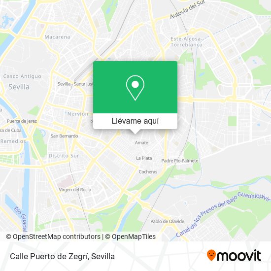 Mapa Calle Puerto de Zegrí