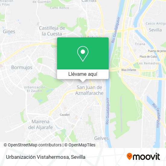 Mapa Urbanización Vistahermosa