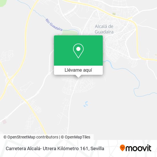 Mapa Carretera Alcalá- Utrera Kilómetro 161