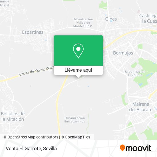 Mapa Venta El Garrote