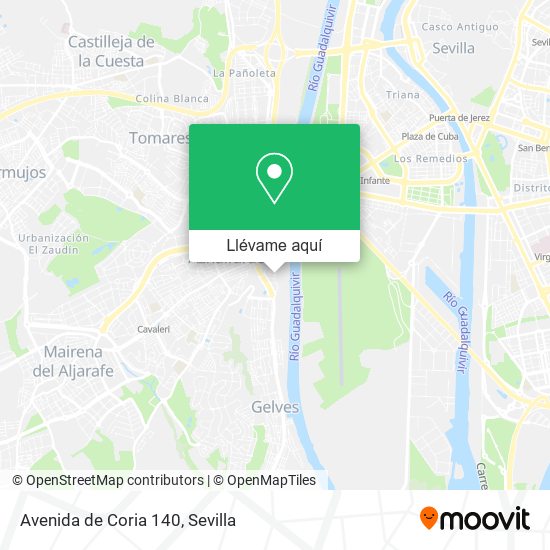Mapa Avenida de Coria 140