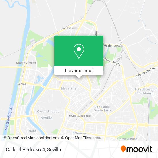 Mapa Calle el Pedroso 4