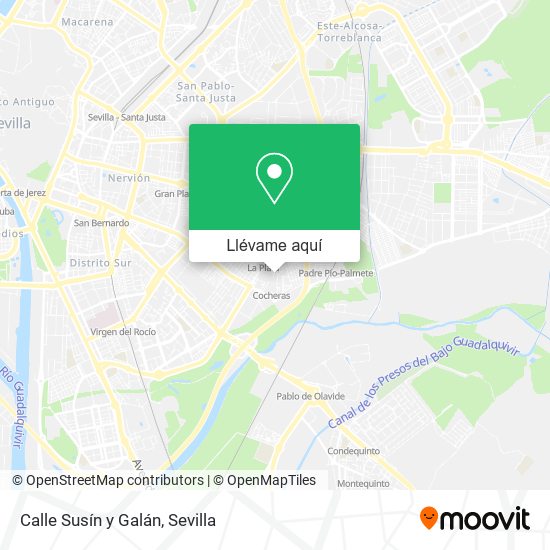 Mapa Calle Susín y Galán