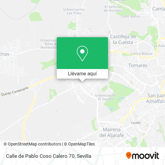 Mapa Calle de Pablo Coso Calero 70