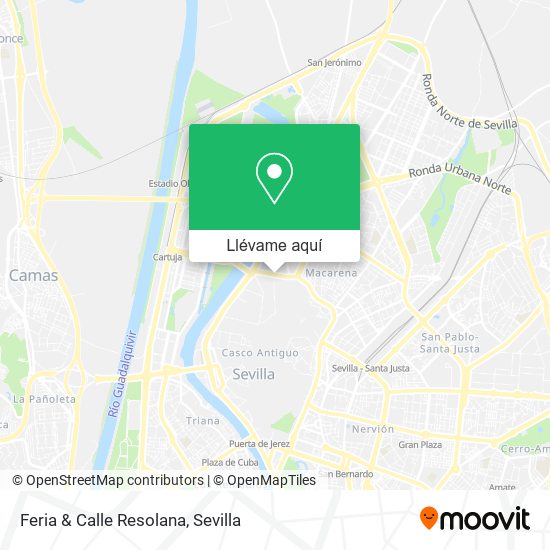 Mapa Feria & Calle Resolana