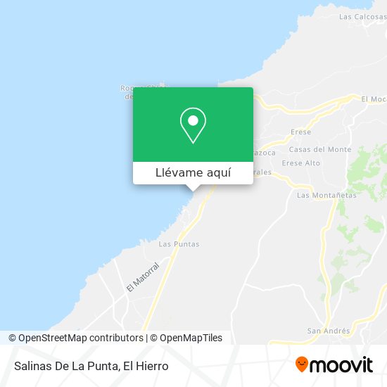 Mapa Salinas De La Punta