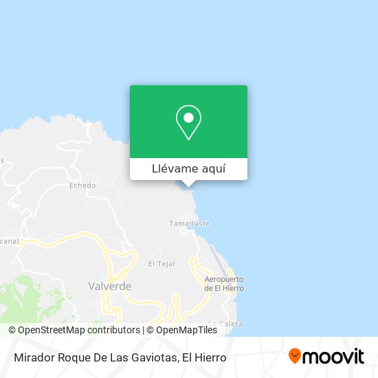Mapa Mirador Roque De Las Gaviotas
