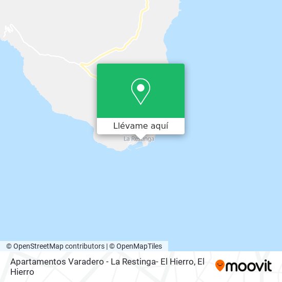 Mapa Apartamentos Varadero - La Restinga- El Hierro