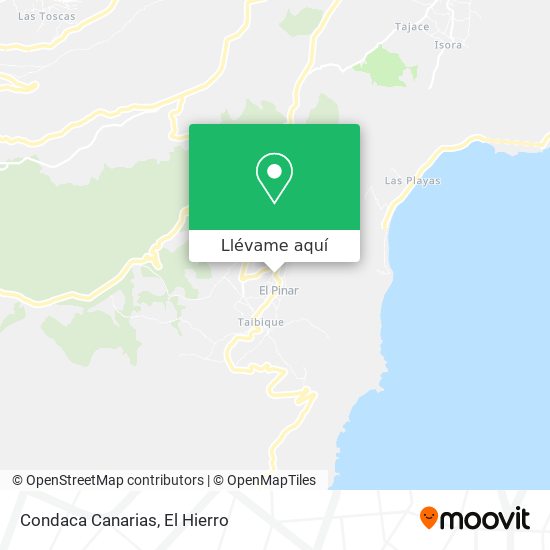 Mapa Condaca Canarias
