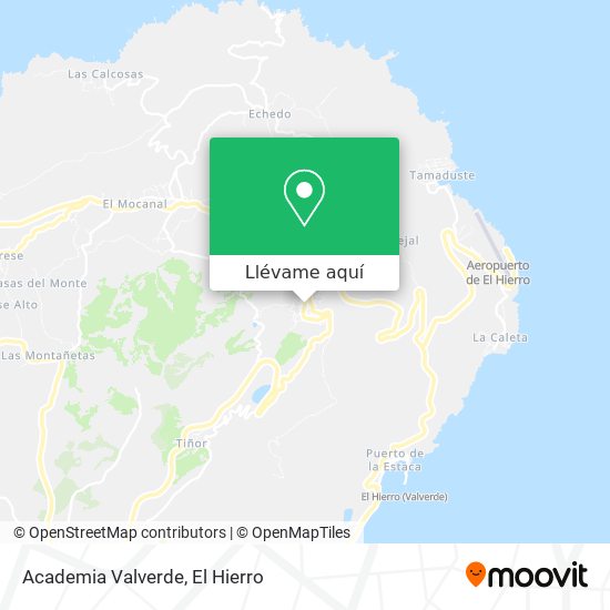 Mapa Academia Valverde