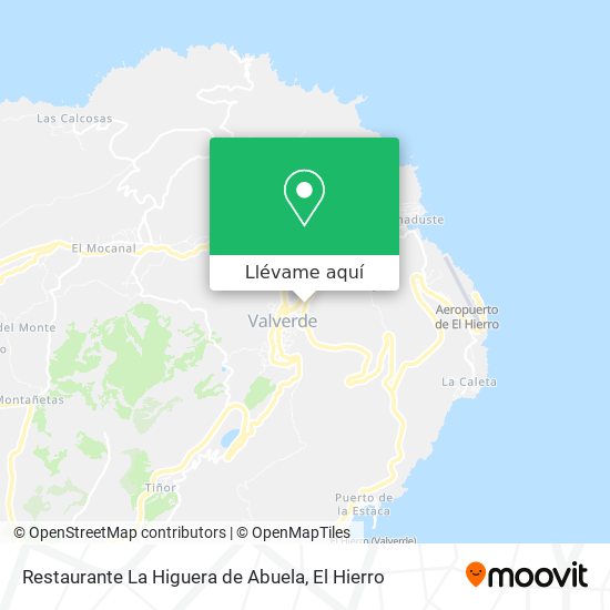 Mapa Restaurante La Higuera de Abuela