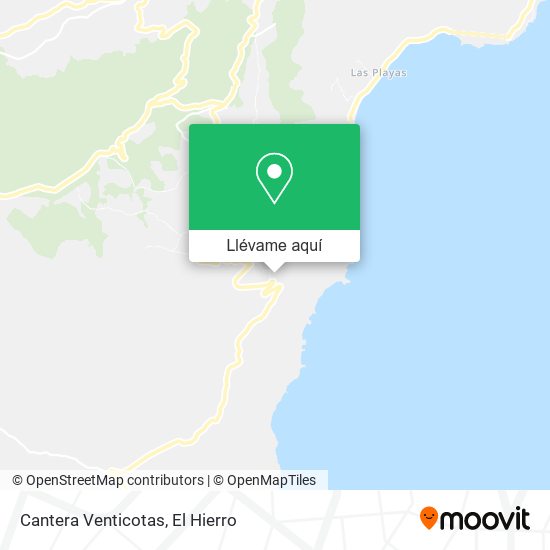 Mapa Cantera Venticotas