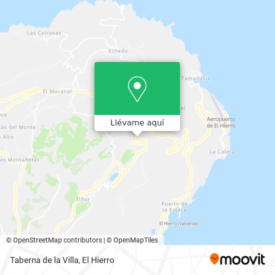 Mapa Taberna de la Villa