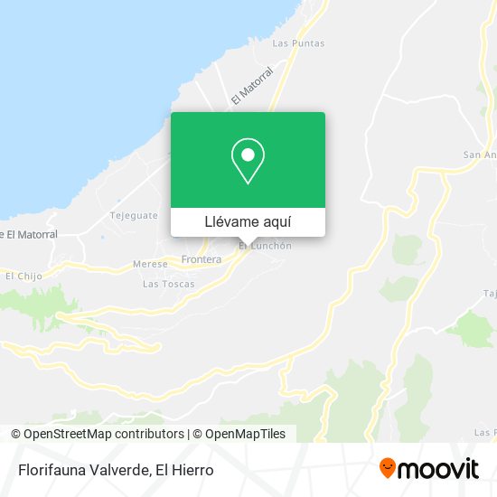 Mapa Florifauna Valverde