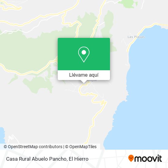 Mapa Casa Rural Abuelo Pancho