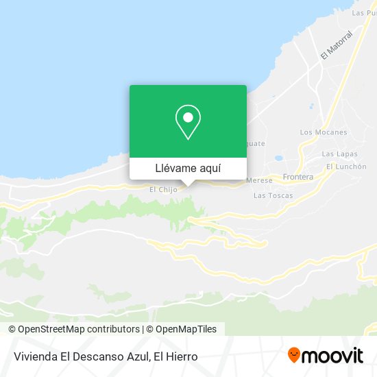 Mapa Vivienda El Descanso Azul