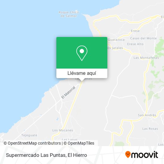 Mapa Supermercado Las Puntas