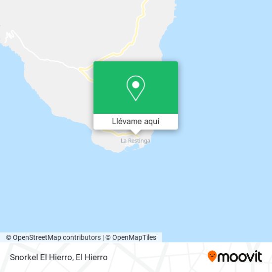 Mapa Snorkel El Hierro
