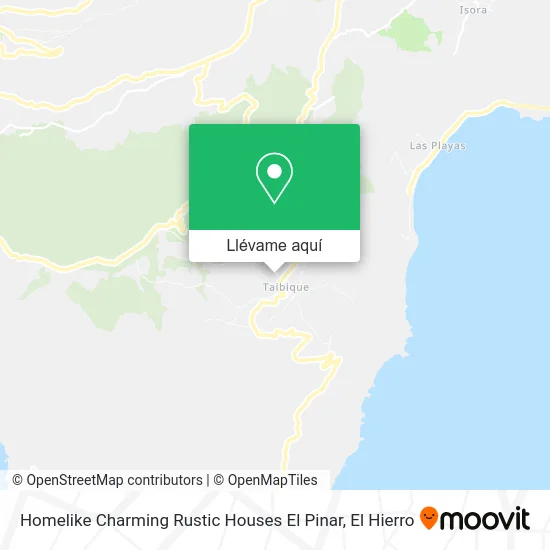 Mapa Homelike Charming Rustic Houses El Pinar