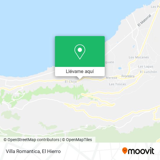 Mapa Villa Romantica