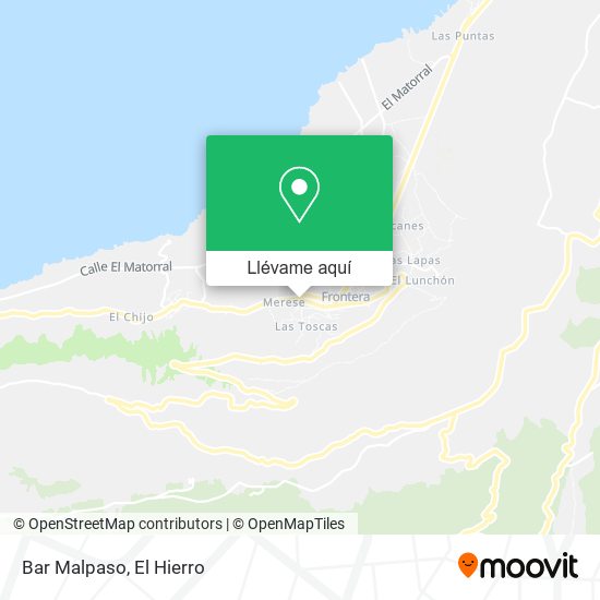 Mapa Bar Malpaso