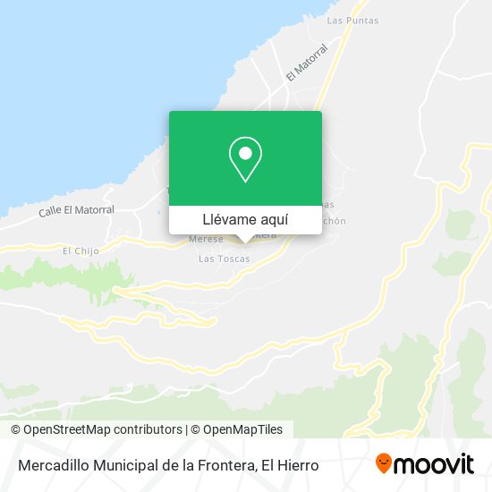 Mapa Mercadillo Municipal de la Frontera