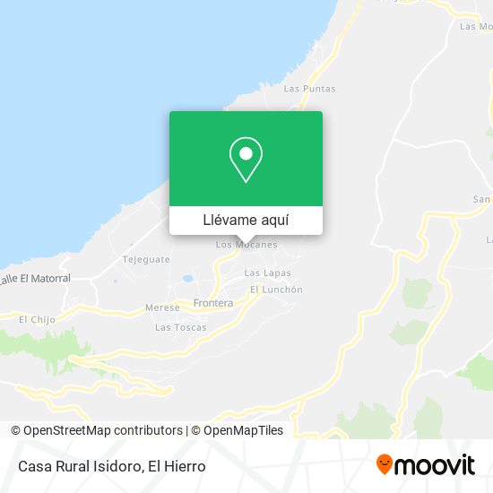 Mapa Casa Rural Isidoro