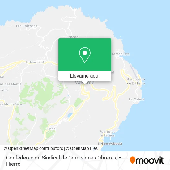 Mapa Confederación Sindical de Comisiones Obreras