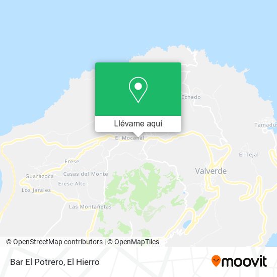 Mapa Bar El Potrero